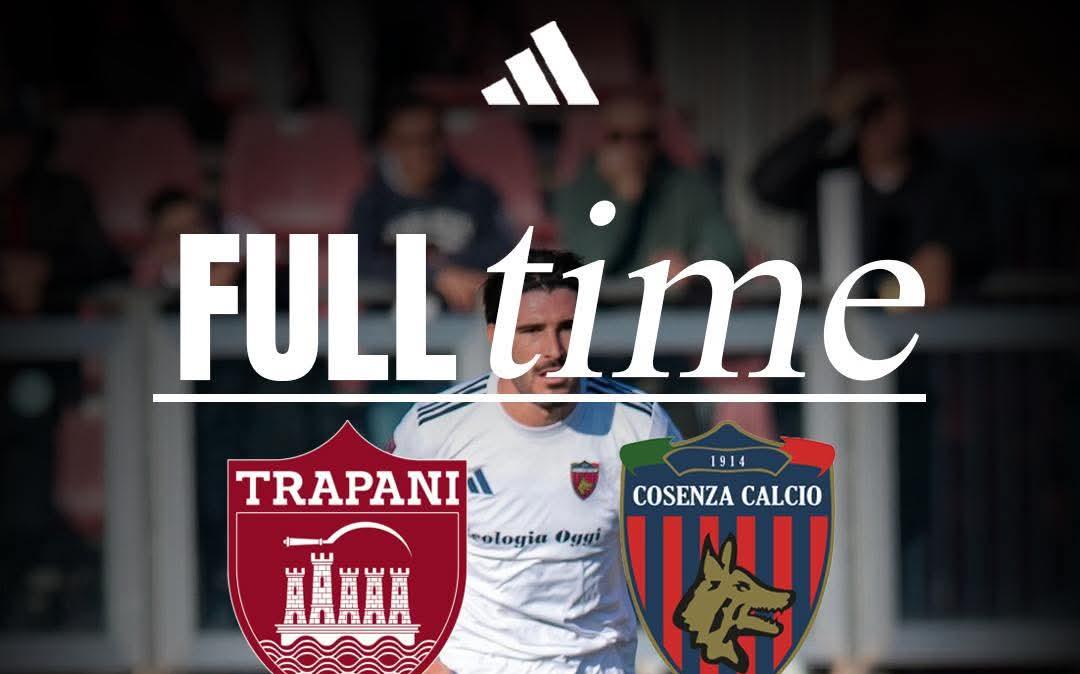 Trapani 1-1 Cosenza: Beretta e Canotto firmano il pari 