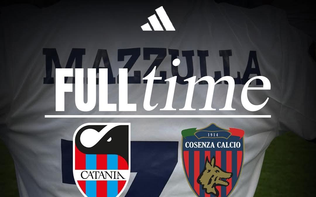 Cosenza ancora ko: il Catania vince 2-0 con le reti di Jimenez e Lunetta