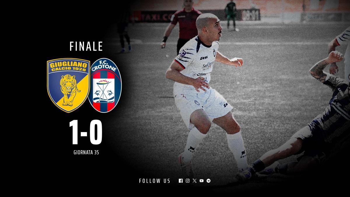 Il Crotone cade a Giugliano: decide Balde 