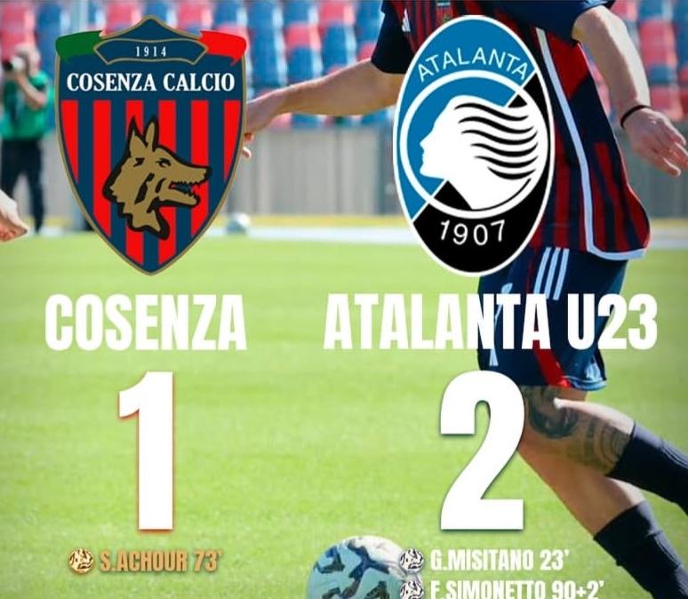 Cosenza 1-2 Atalanta U23: rossoblù sconfitti nel recupero 