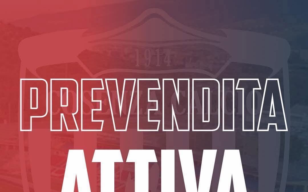 Cosenza - Audace Cerignola: attiva la prevendita 