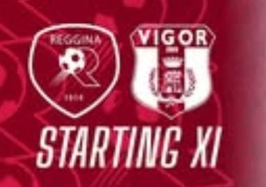 Reggina: la formazione ufficiale per il match contro la Vigor Lamezia 