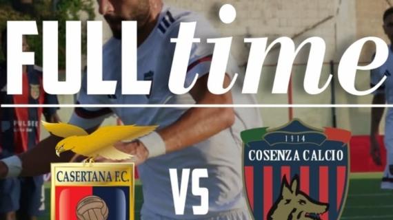 Un punto per il Cosenza a Caserta: termina 1-1