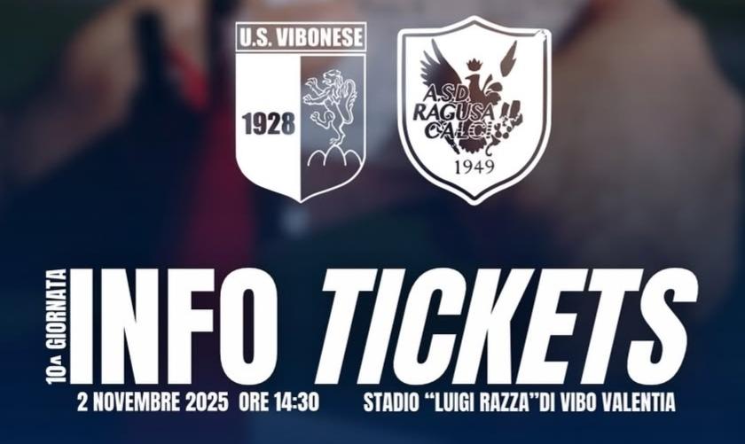 Vibonese - Ragusa: info biglietti per il match del “Razza”