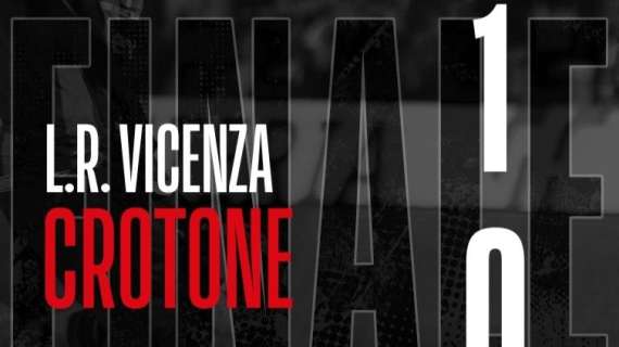 Crotone, termina il cammino nei playoff: Vicenza avanti