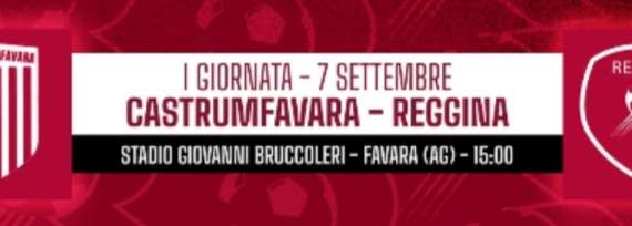 CastrumFavara - Reggina: calcio d'inizio posticipare alle ore 16:00