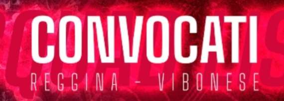 Reggina: i convocati per il match contro la Vibonese