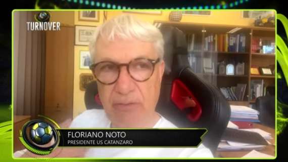 Il presidente del Catanzaro, Floriano Noto, ad Esperia TV: “Stagione esaltante, avanti con credibilità e sostenibilità”