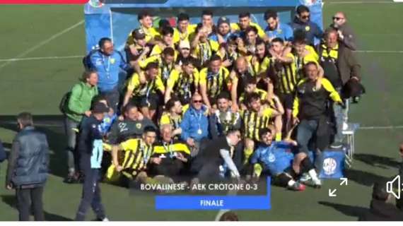 Finale Coppa Calabria, trionfa l' Aek Crotone sulla Bovalinese 