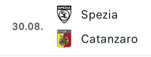 Spezia - Catanzaro: attiva la prevendita per la gara del “Picco”
