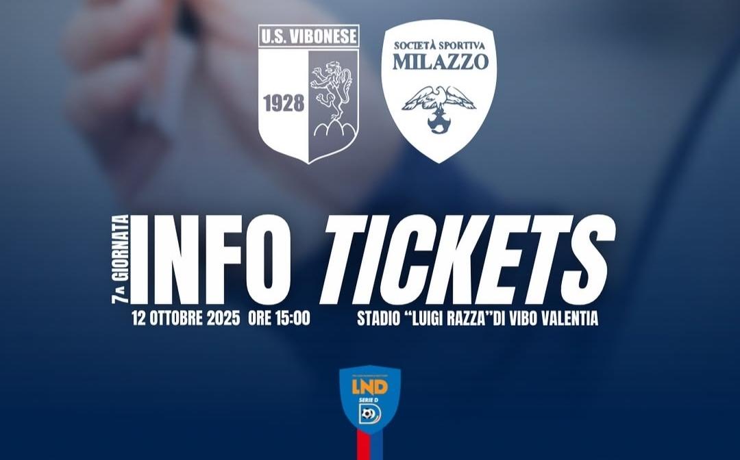 Vibonese - Milazzo: info biglietti 