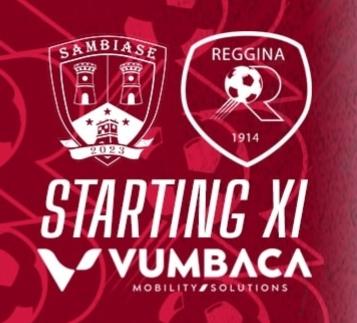 Reggina, la formazione ufficiale per il match contro il Sambiase