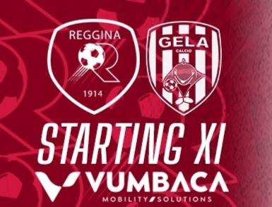 Reggina - Gela: la formazione ufficiale degli amaranto