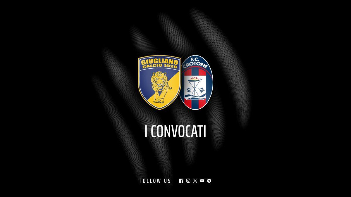 Giugliano-Crotone: i convocati di mister Longo