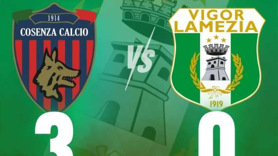 Amichevole: Cosenza - Vigor Lamezia 3-0 al “Marulla”