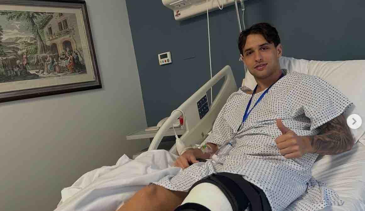 Cimino operato con successo a Roma. Ora inizia la lunga scalata verso il ritorno in campo