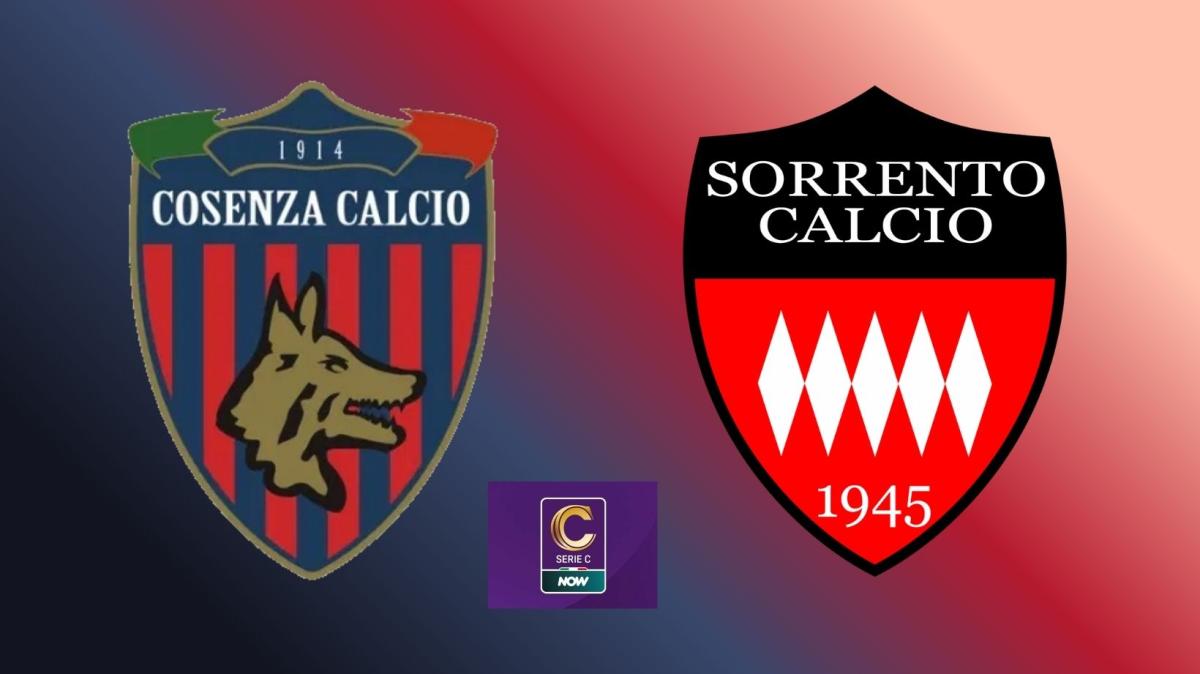 COSENZA-SORRENTO: LE FORMAZIONI UFFICIALI