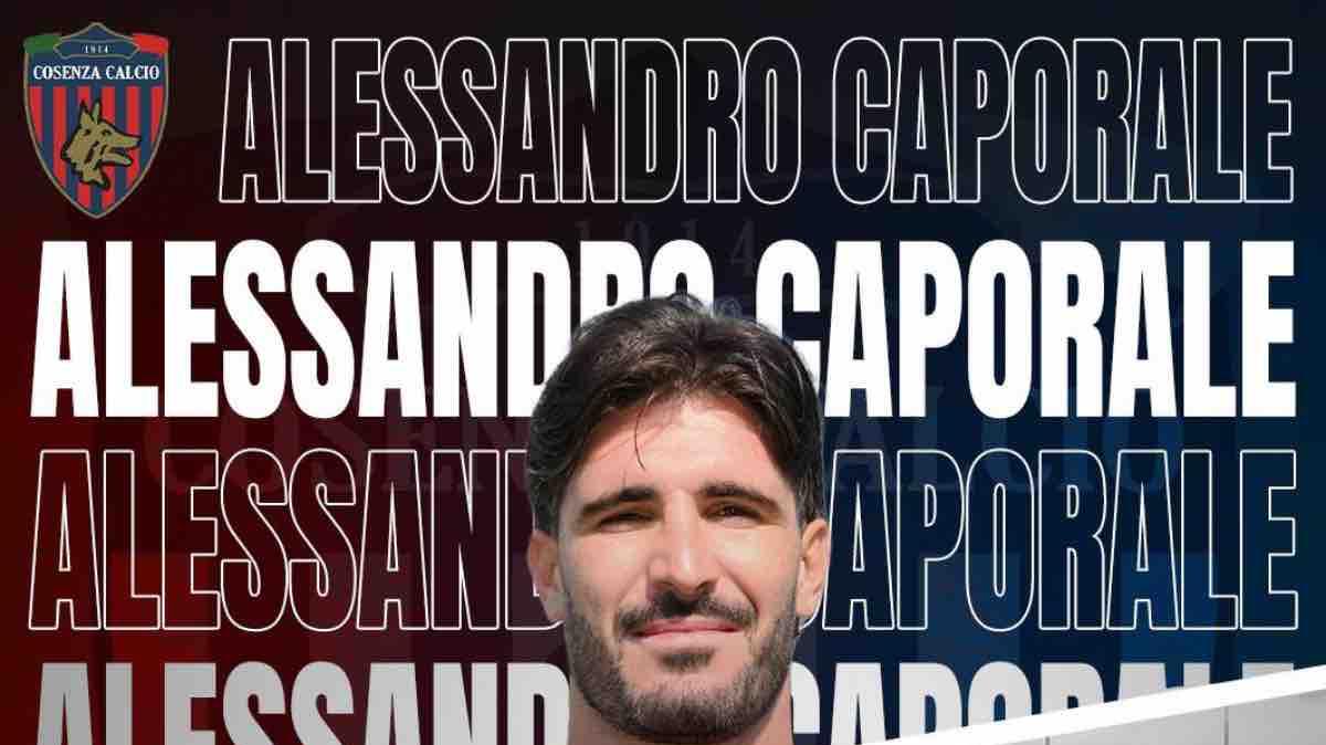 UFFICIALE - Cosenza, Caporale rinnova fino al 2027