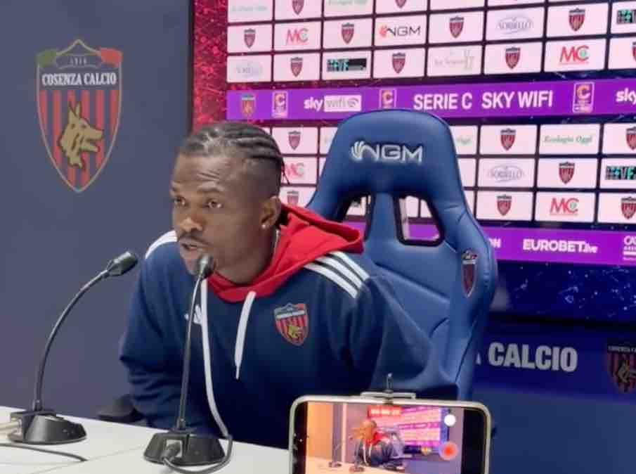 Cosenza-Casarano 4-1, Kouan: "Prestazione ottima da parte di tutti. Non ci poniamo nessun obiettivo"