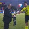 Casarano-Union Brescia: consegnato a bordocampo il pallone del gol di Balestrero per Charitystars e Fondazione Meyer