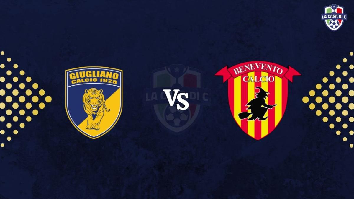 Giugliano-Benevento: diretta live testuale, formazione e tabellino