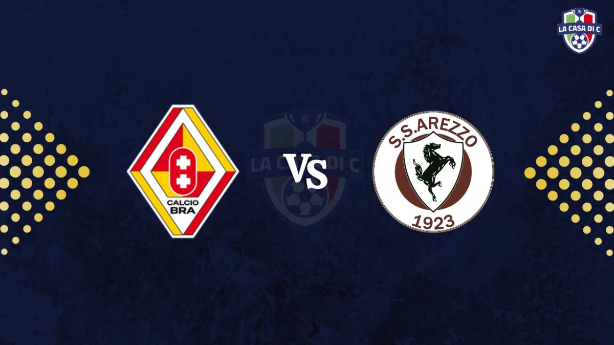 Bra-Arezzo: diretta live testuale, formazioni e tabellino