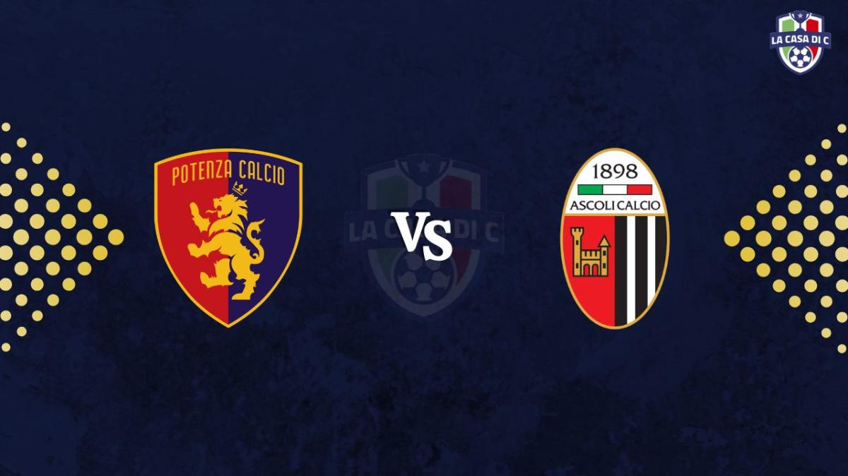 Potenza-Ascoli: diretta live testuale, formazioni e tabellino