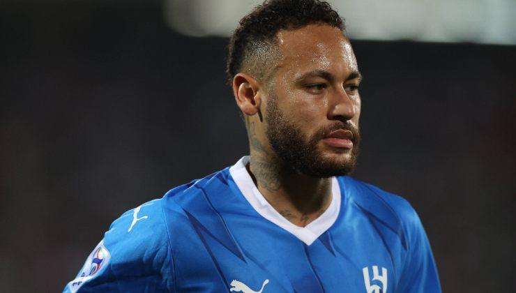 Neymar con la maglia dell'Al-Hilal, crediti Imago, www.lacasadic.com