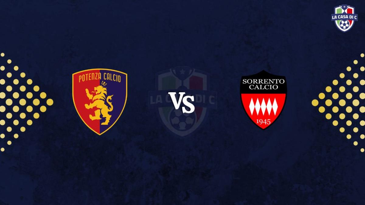 Potenza-Sorrento: diretta live testuale, formazioni e tabellino
