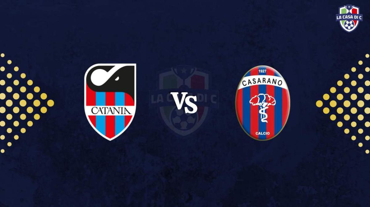 Catania-Casarano: la diretta live testuale, formazioni e tabellino