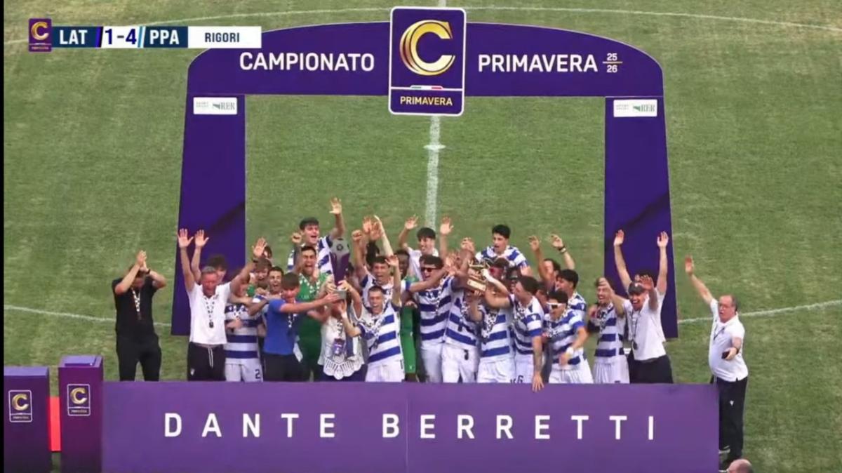 Finale Berretti, la Pro Patria vince il trofeo contro il Latina ai calci di rigore