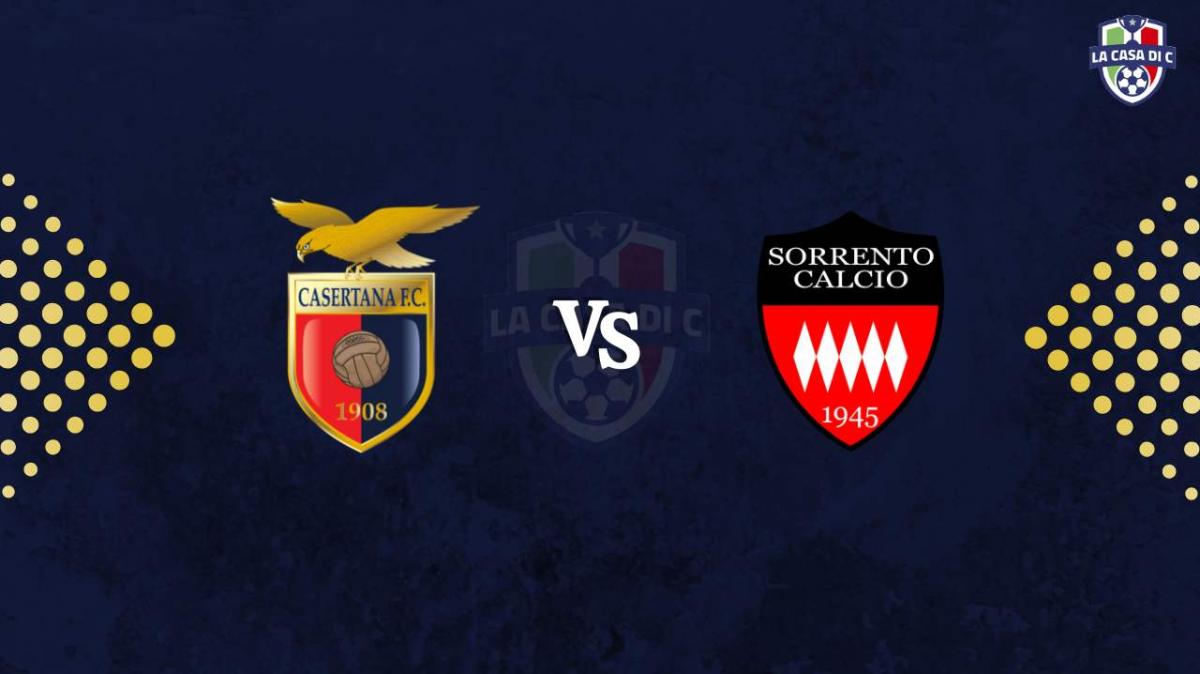 Casertana-Sorrento: le formazioni ufficiali 