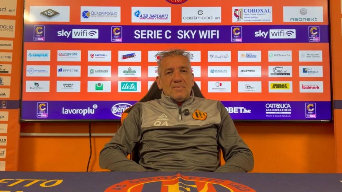 Ospitaletto, Quaresmini: “Priorità alla salvezza, poi potremo provare a fare qualcosa di impensabile”