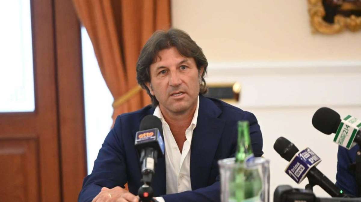 Rastelli in conferenza stampa - credit: Mario D'Argenio