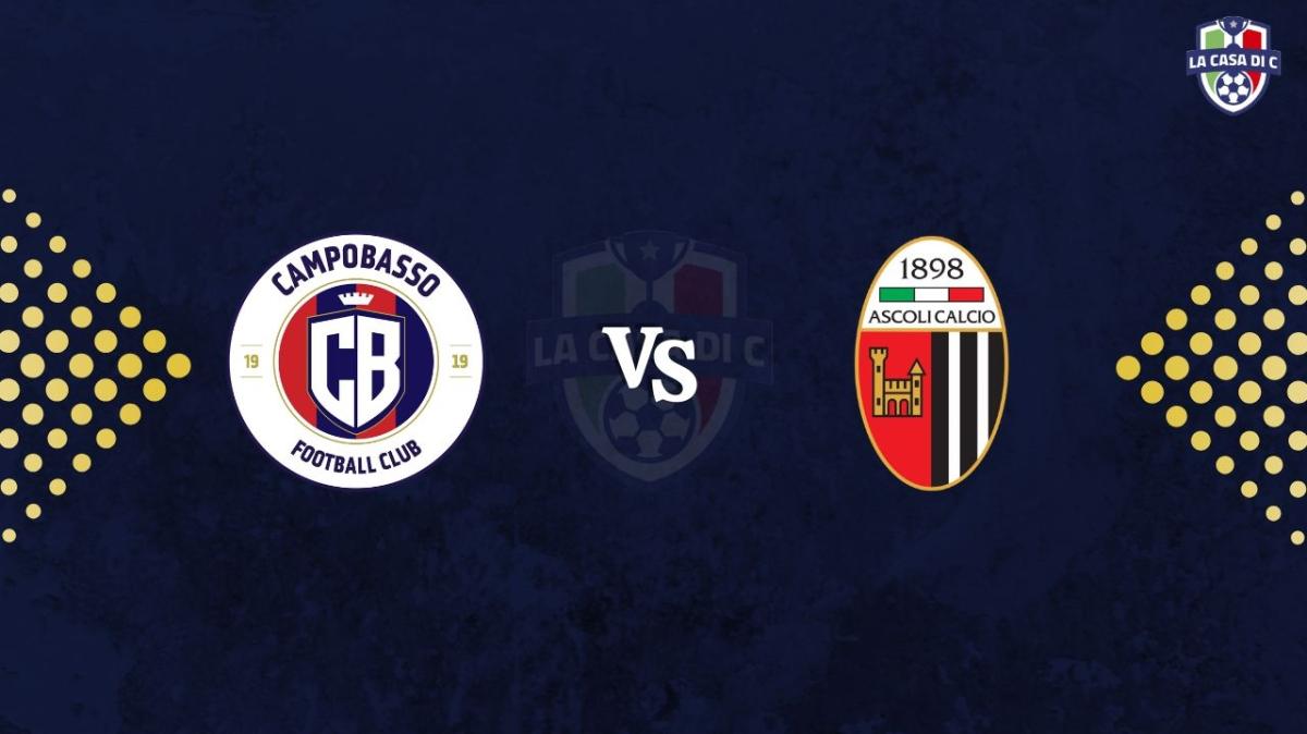 Campobasso-Ascoli: diretta live testuale, formazioni e tabellino