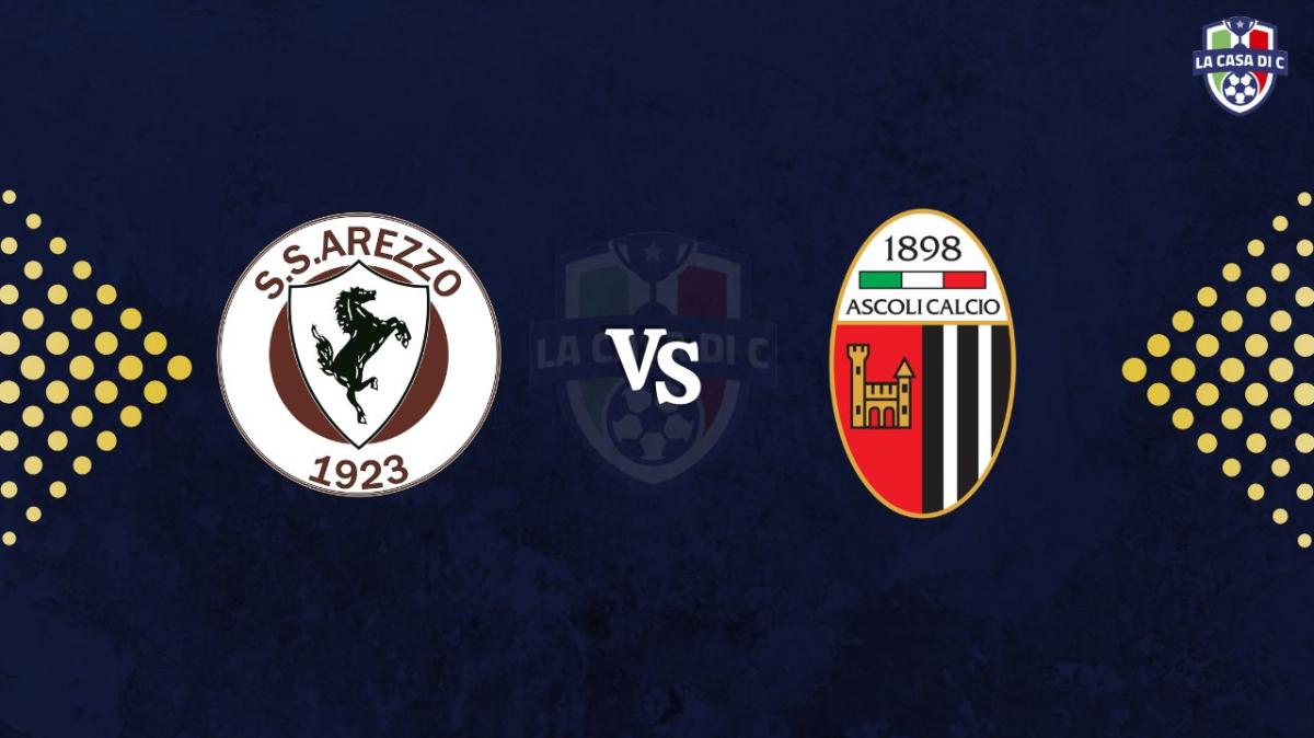 Arezzo-Ascoli: le formazioni ufficiali 