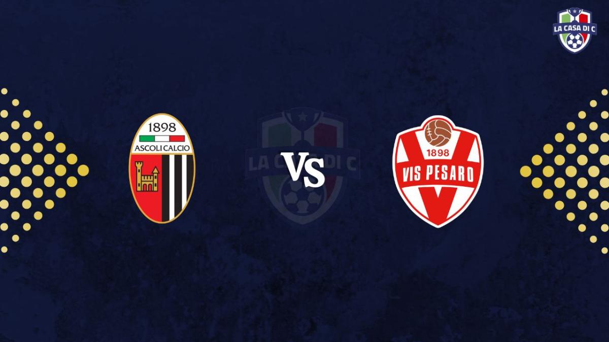 Ascoli-Vis Pesaro: diretta live testuale, formazioni e tabellino