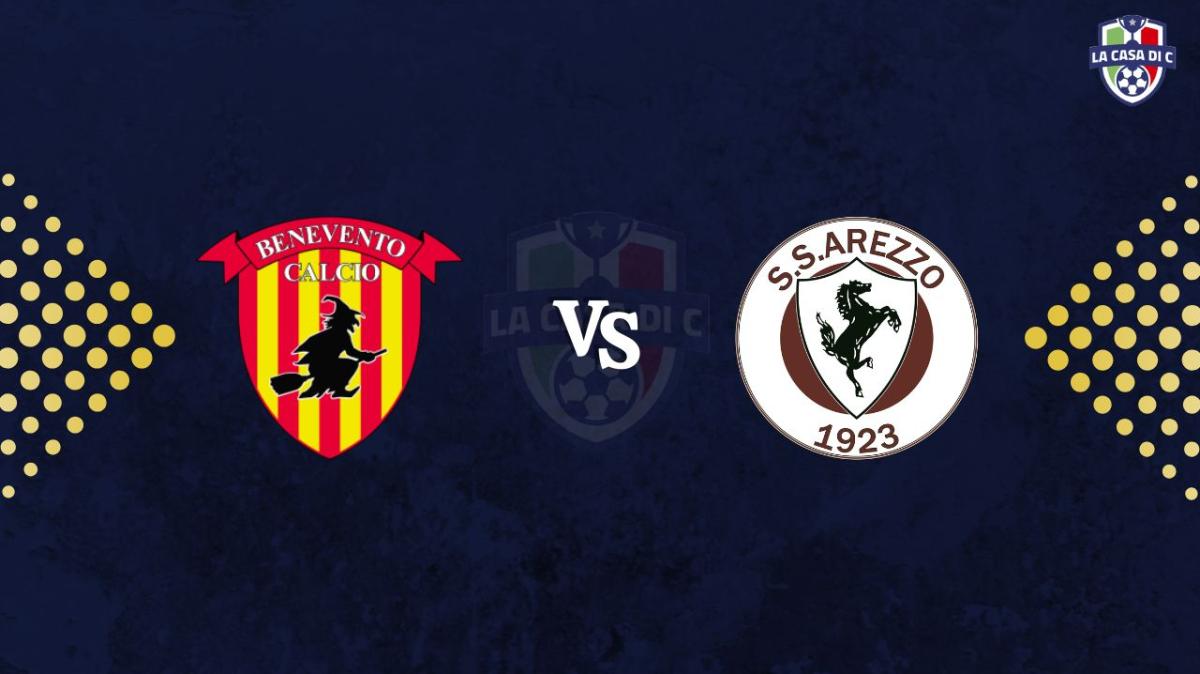 Benevento-Arezzo: diretta testuale, formazioni e tabellino