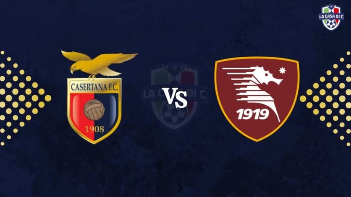 Casertana-Salernitana: diretta live testuale, formazioni e tabellino