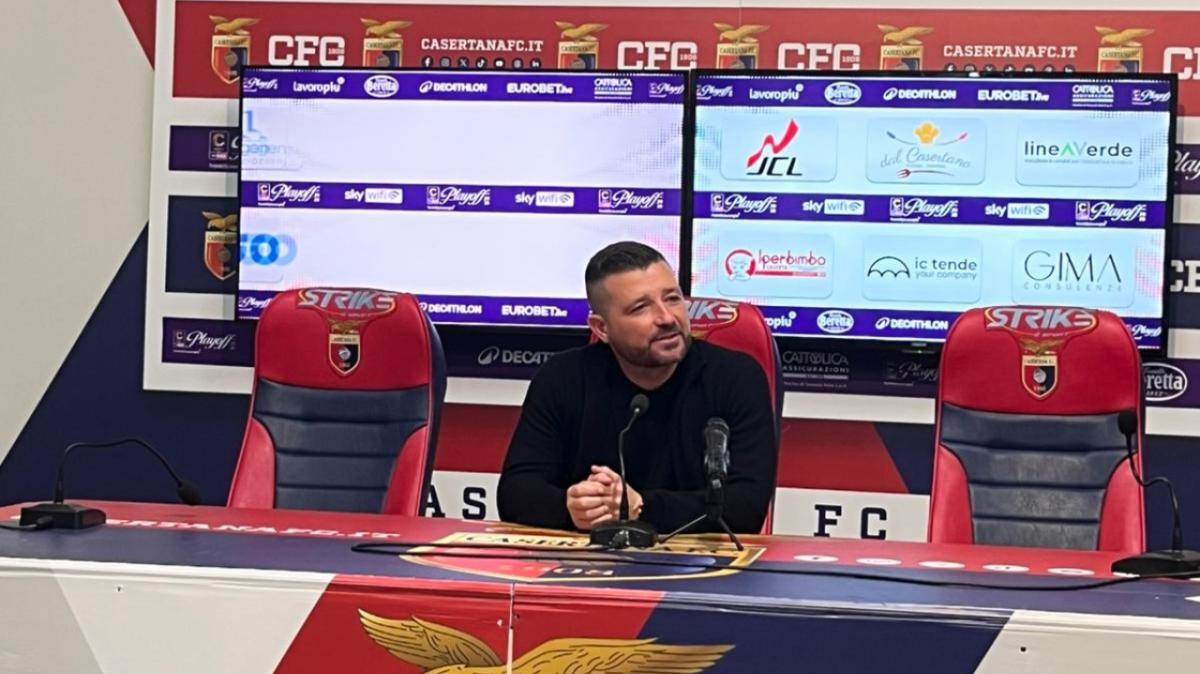 Casertana, Coppitelli: “Sono emozionato, questo gruppo è speciale e possiamo passare”