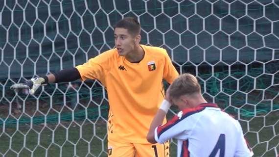 Il portiere Lorenzo Bonassi blocca la rimonta del Bologna