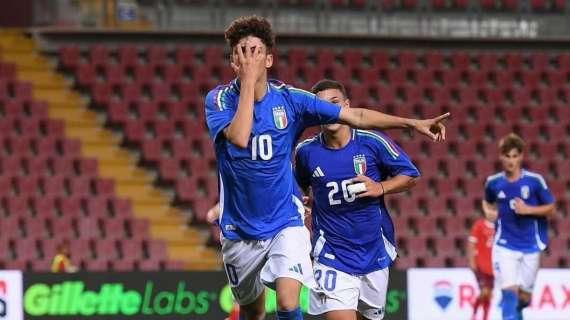 Inacio sblocca, Arena raddoppia: l’Italia U17 piega la Cechia e vola al primo posto!