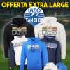 LAZIO FAN SHOP OFFERTA EXTRA LARGE! FELPE A 9EURO