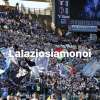 Juventus - Lazio, squadra sotto il settore ospiti al termine della gara - VIDEO