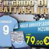 GIORGIO CHINAGLIA E' IL GRIDO DI BATTAGLIA! LA MAGLIA SPECIALE AL LAZIO FAN SHOP!