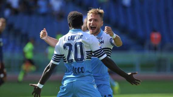 Lazio, Immobile-Caicedo coppia gol d'oro: sono nella top 5 della Serie A