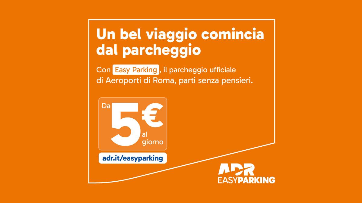 Lunga Sosta Easy Parking: il parcheggio ufficiale di Aeroporti di Roma, comodo e vantaggioso per chi vola da Fiumicino