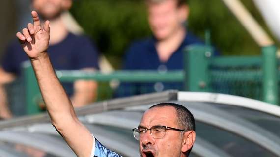 Lazio, Sarri non si snatura e giocherà il derby con lo stesso modulo 