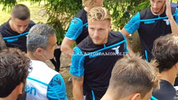 FORMELLO - Doppia seduta: ancora prove di 3-5-1-1. Immobile in palestra, Strakosha e Berisha a riposo