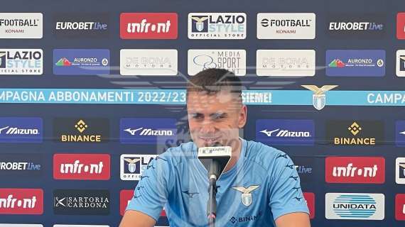 Lazio, Patric in conferenza: "Obiettivo quarto posto. In difesa tutti giocatori forti"